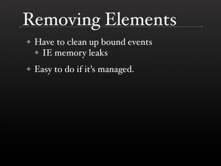 The DOM is a Mess @ Yahoo