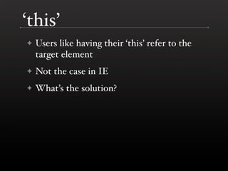 The DOM is a Mess @ Yahoo