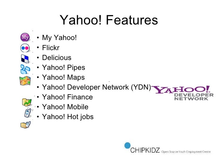 Yahoo! features Yahoo! features
