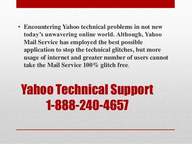 1-888-240-4657 Yahoo Help Desk Number