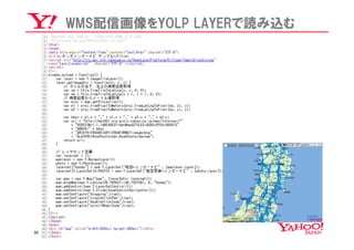 WMS配信画像をYOLP LAYERで読み込む




30
 