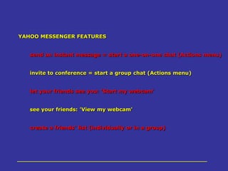 Yahoo Messenger Tutorial_Mar2010