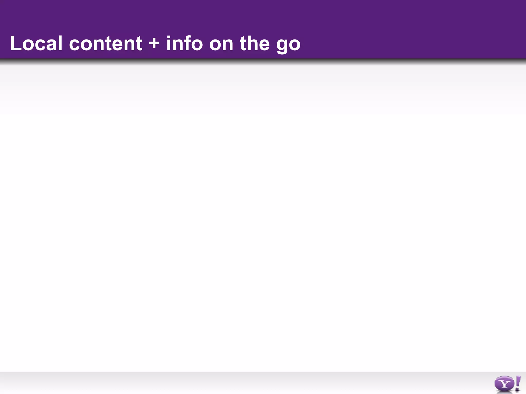 yahoo mobile widgets