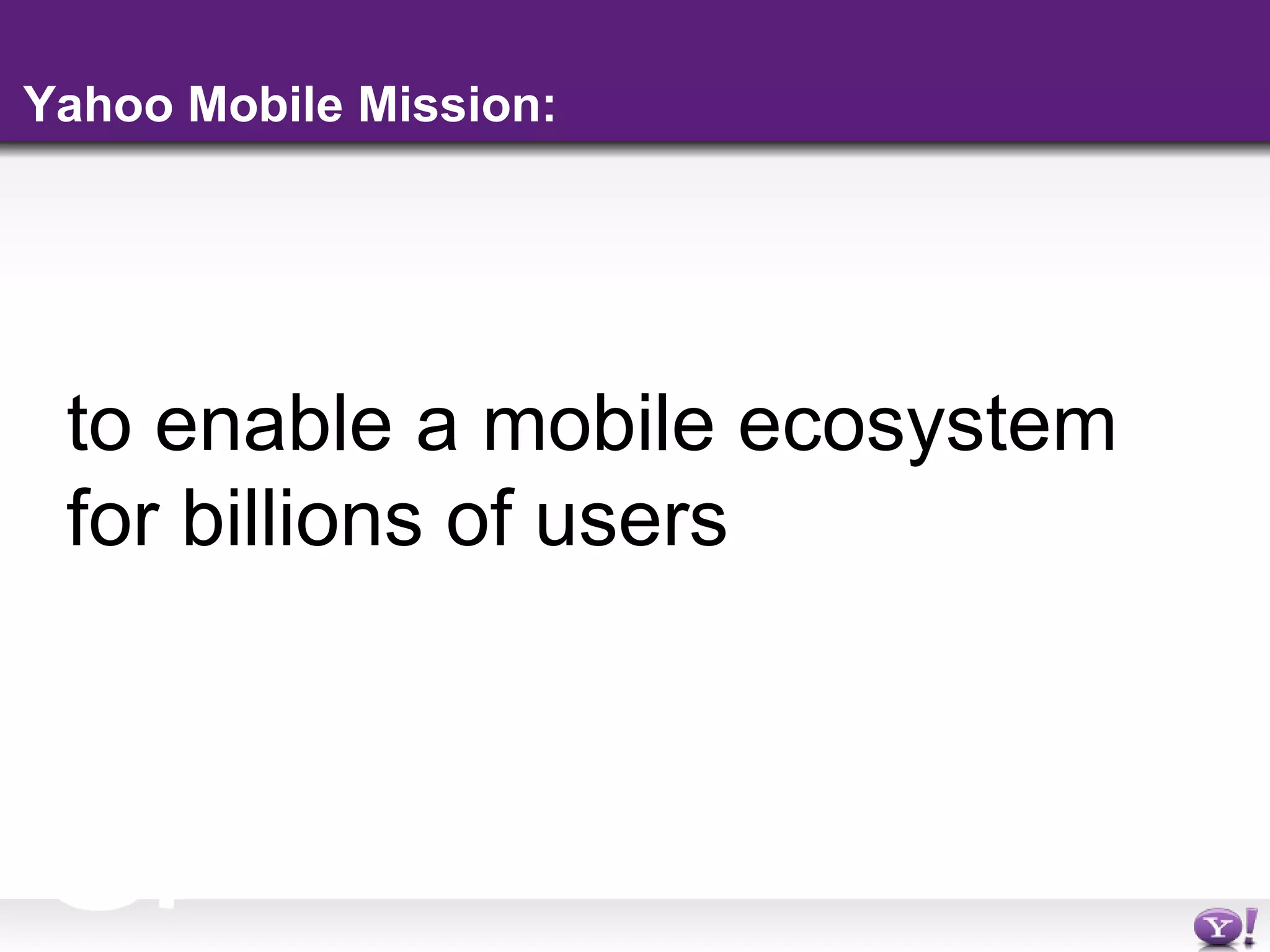 yahoo mobile widgets