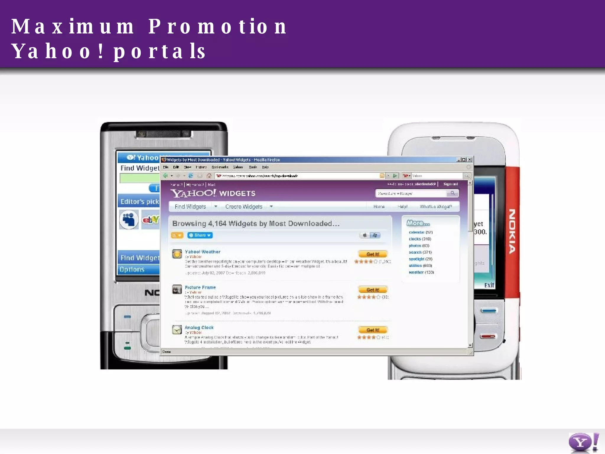 Maximum Promotion Yahoo! portals 