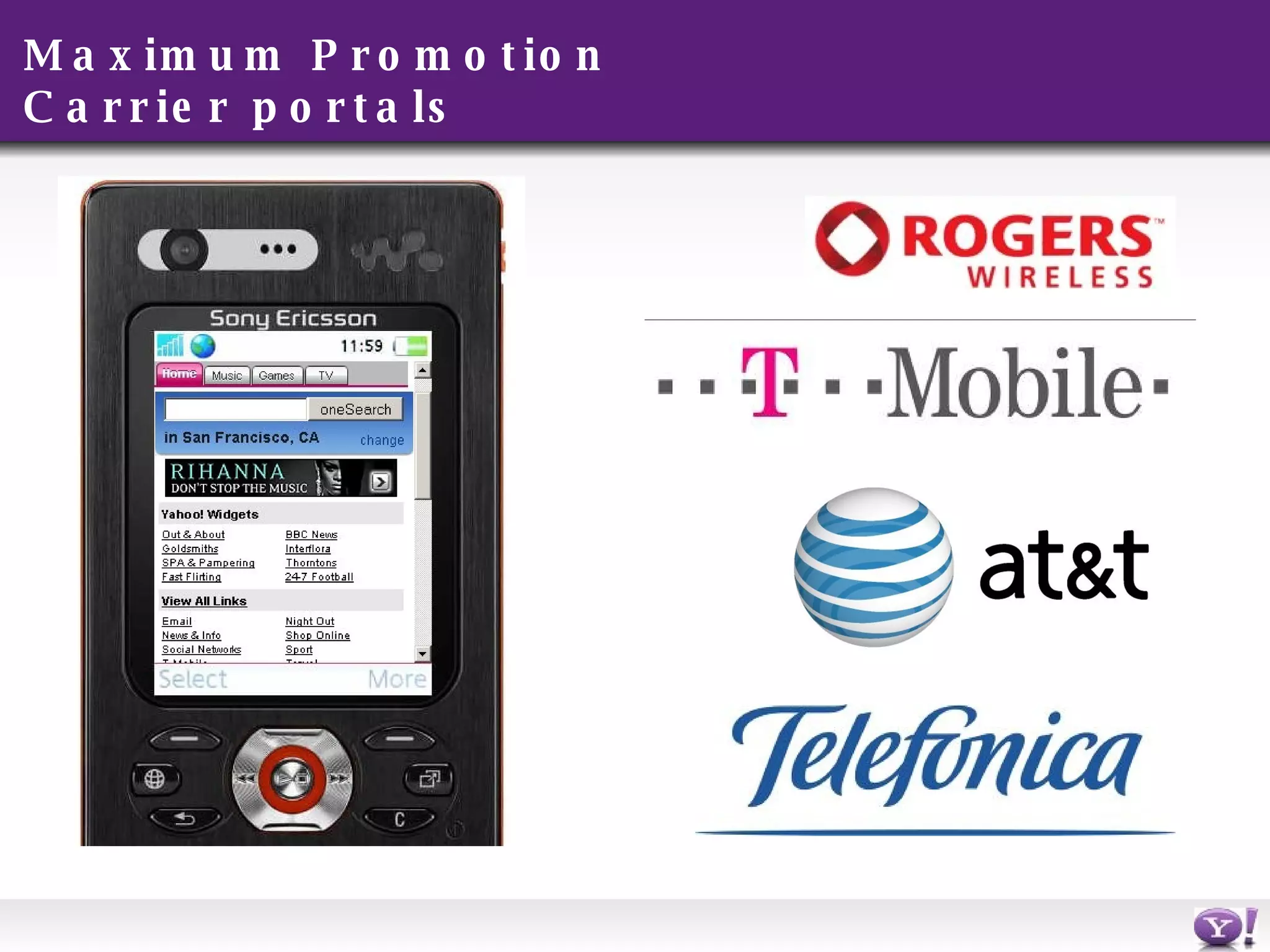 Maximum Promotion Carrier portals 