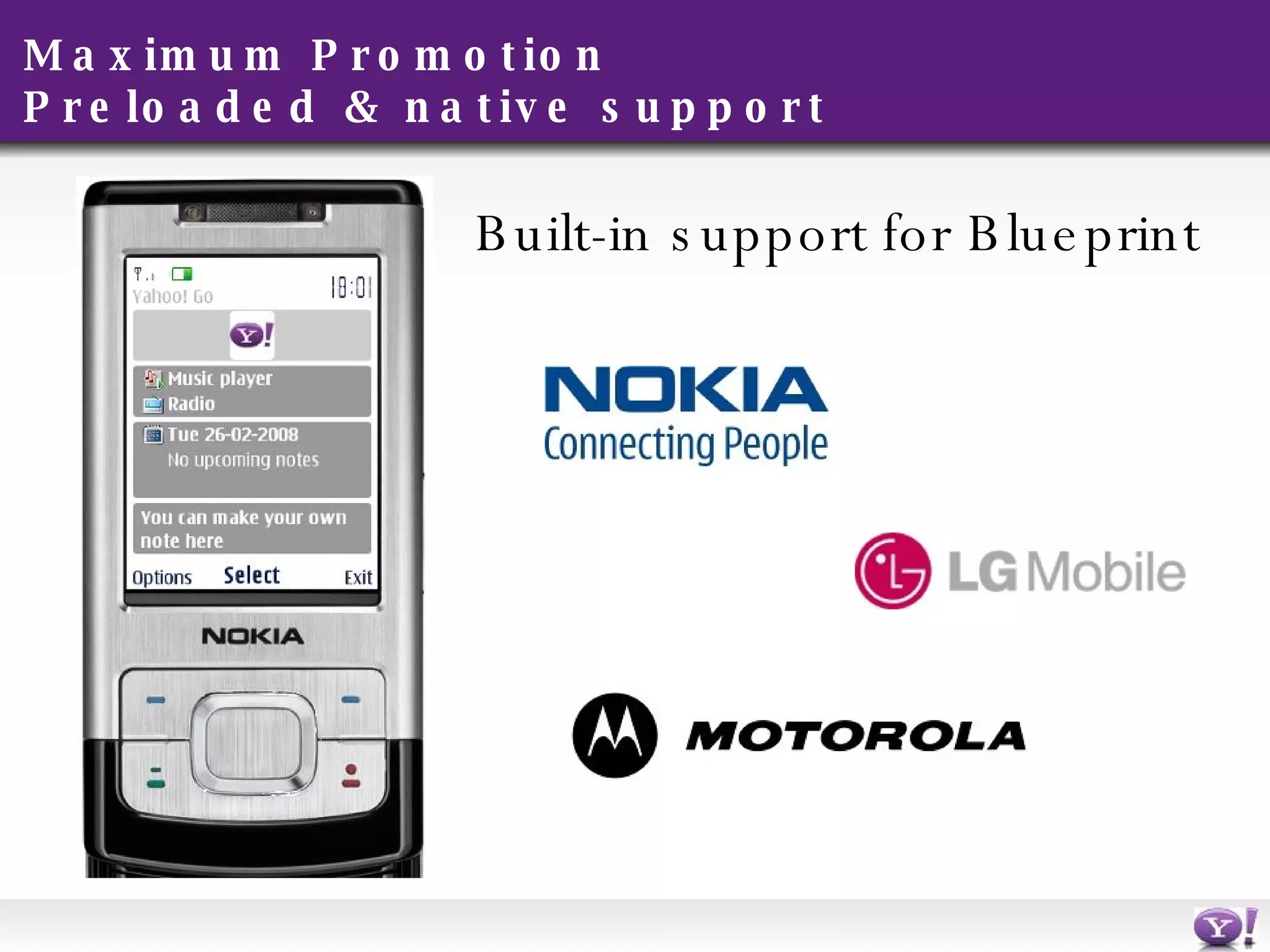 Maximum Promotion Preloaded & native support Built-in support for Blueprint 