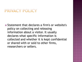 Yahoo! privacy policy | PPTX