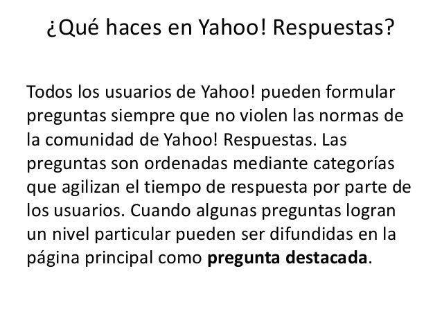 Desventajas y ventajas yahoo de Yahoo (Características,
