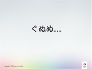 ぐぬぬ…

Copyright © Classmethod, Inc.

14

 