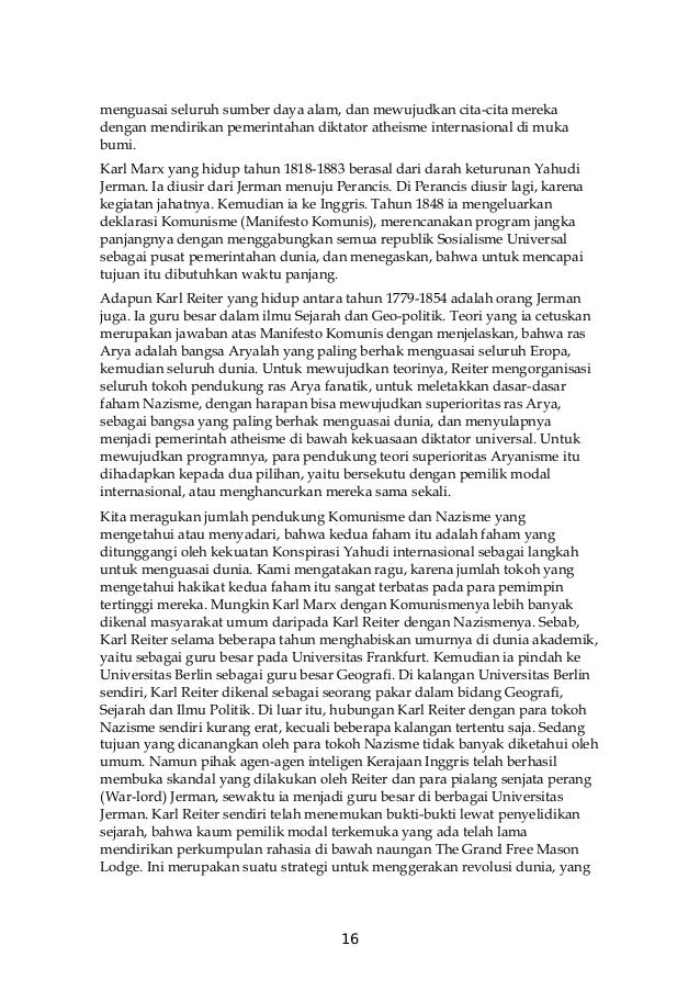 Yahudi menggenggam dunia