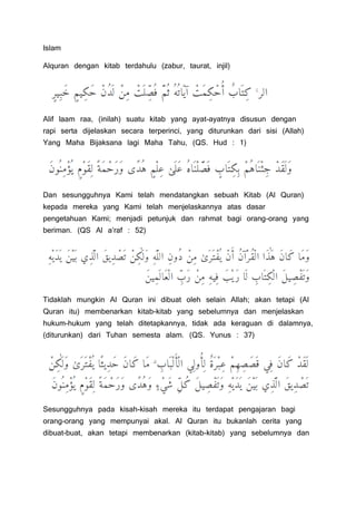 Yahudi, nasrani, islam, majusi dan nabi ibrahim | PDF