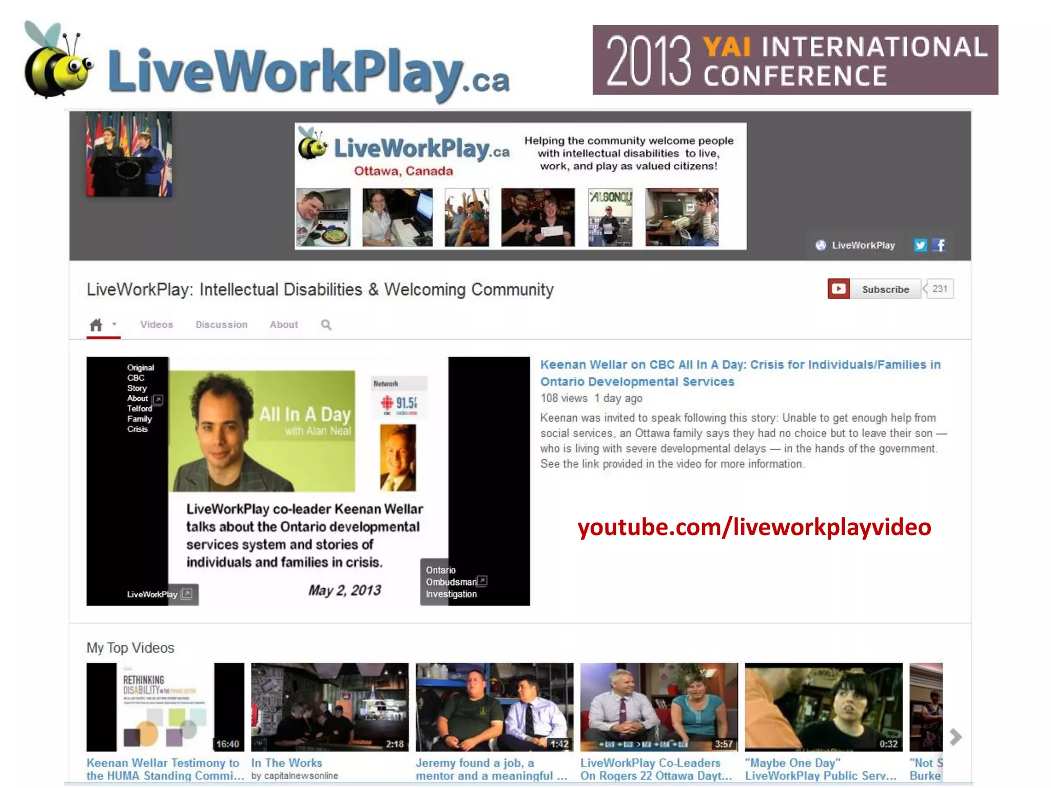 youtube.com/liveworkplayvideo
 