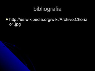 bibliografia http://es.wikipedia.org/wiki/Archivo:Chorizo1.jpg 