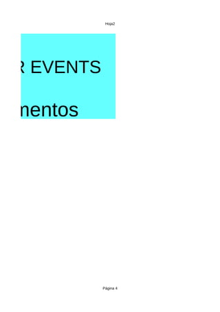 Hoja2
Página 4
GER EVENTS
momentos
 