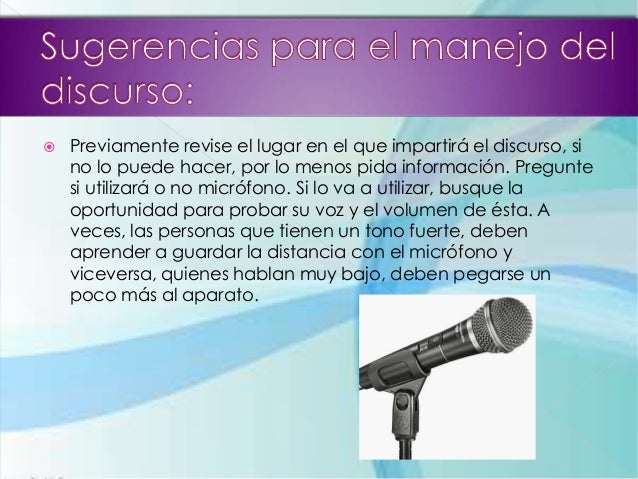 El Discurso
