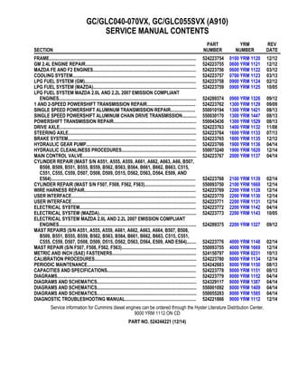 Yale a910 gc055 svx lift truck service repair manual | PDF