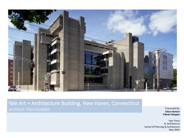 yale university architectural case study