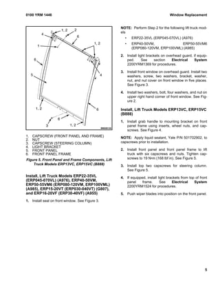 Yale b888 erp13 vc lift truck service repair manual | PDF