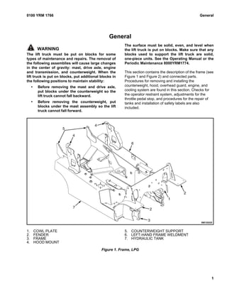 Yale b974 gdp50 lx lift truck service repair manual