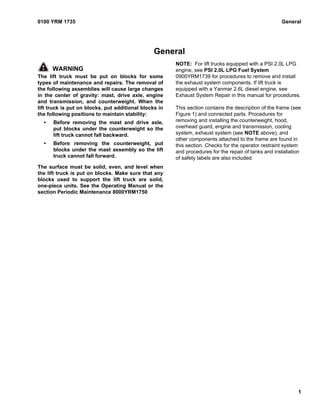 Yale d810 gdp20 svx lift truck (europe) service repair manual | PDF