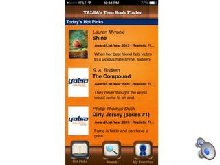 YALSA Teen Book Finder app