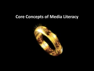 Core Concepts of Media Literacy
 