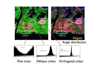 Niigata
                               Angle distribution




Pine trees   Oblique urban   Orthogonal urban
 