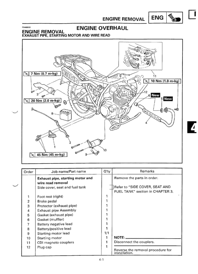 Yamaha ag200(1997)(ed199701)service manualreng PDF
