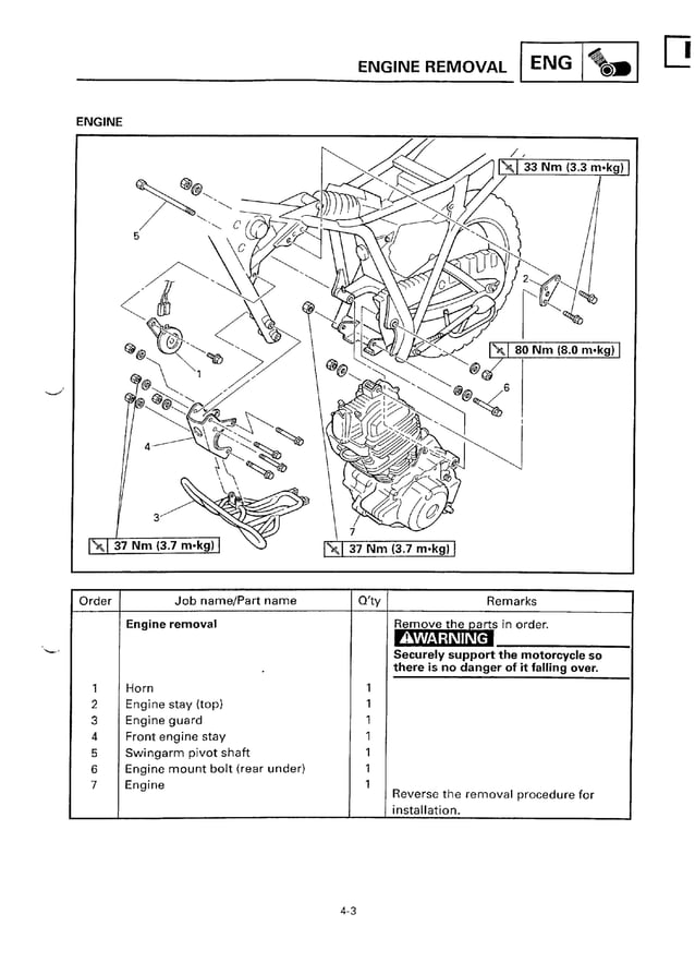 Yamaha ag200(1997)(ed199701)service manualreng PDF