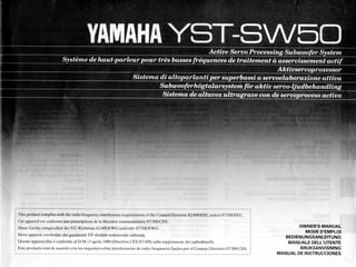 Yamaha YST-SW50