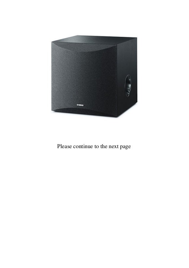 yamaha 050 subwoofer