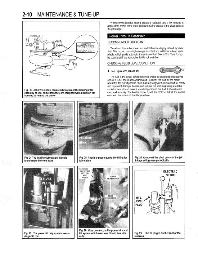Yamaha outboard 55 hp 2 cyl. (760cc) 2 stroke 1994 1995 service repai…