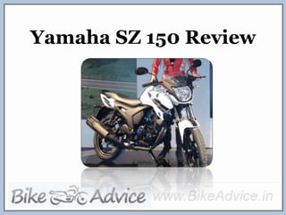 Yamaha SZ 150 Review 
