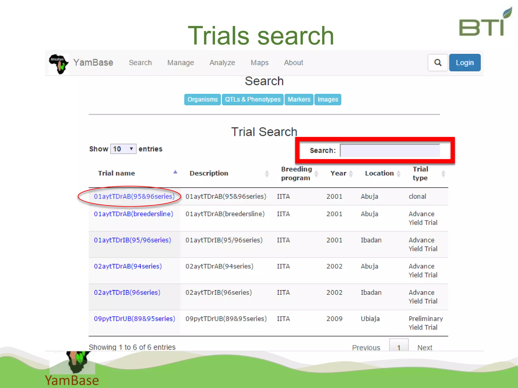 YamBase
Trials search
 