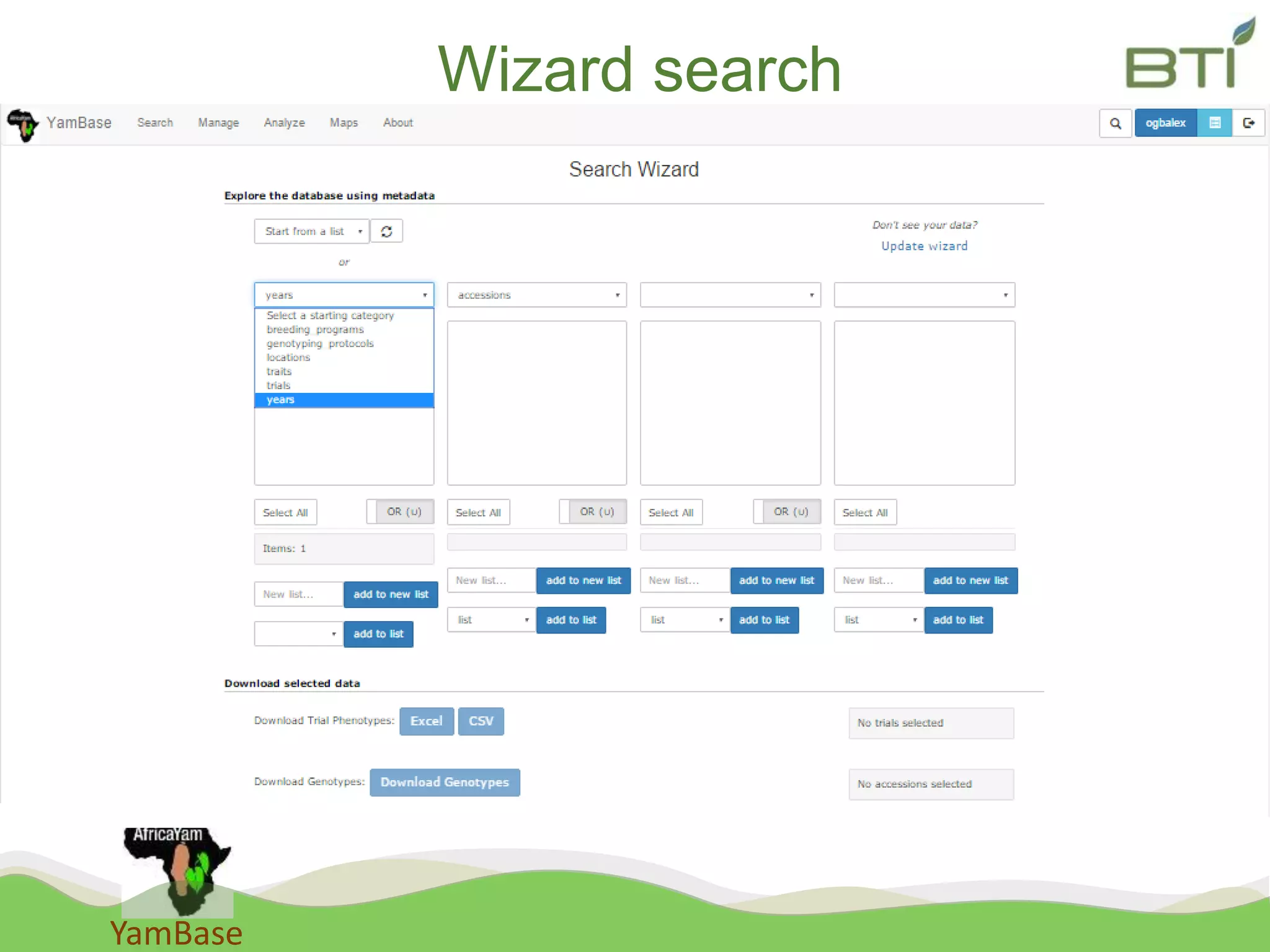 YamBase
Wizard search
 