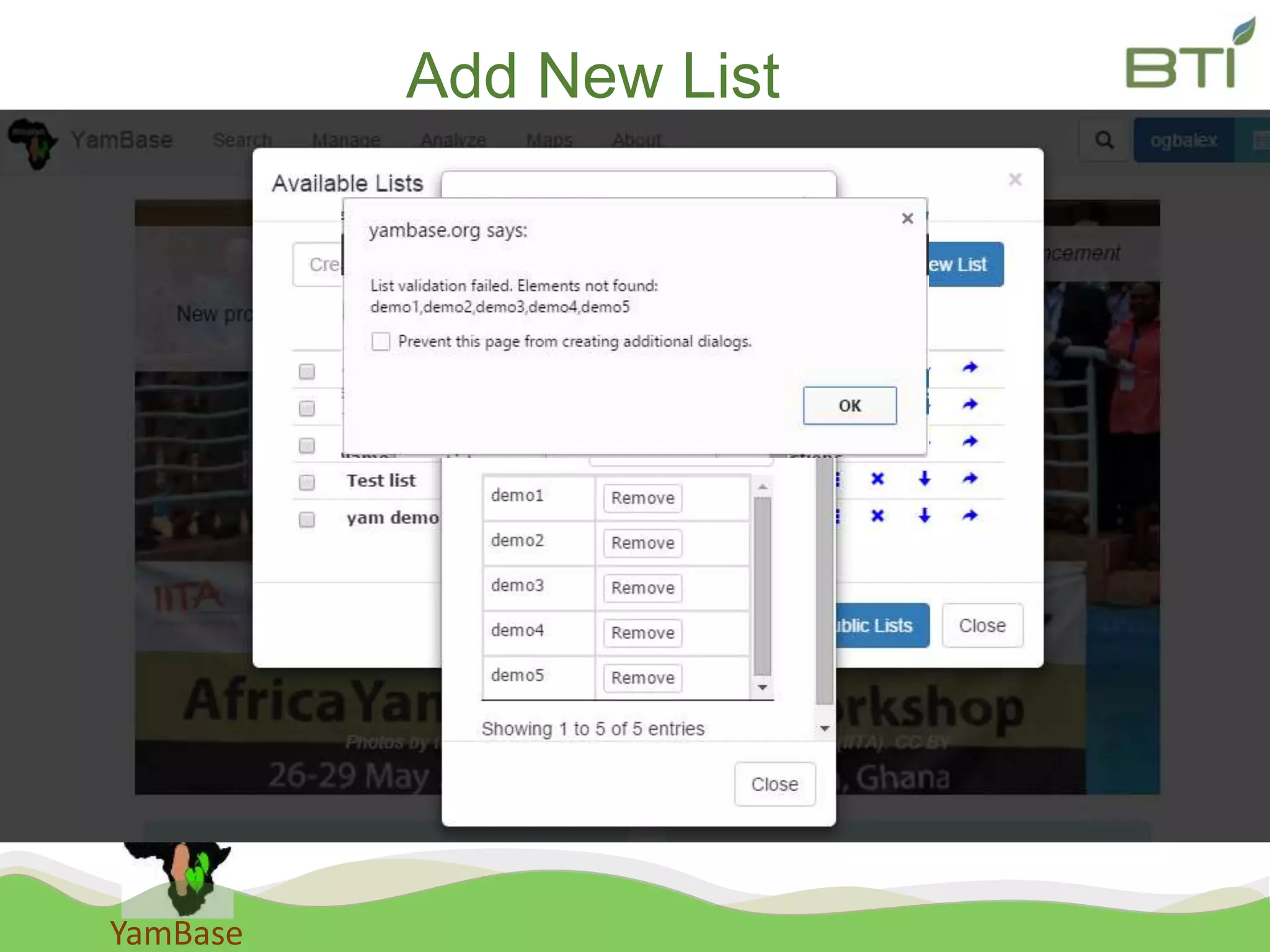 YamBase
Add New List
 
