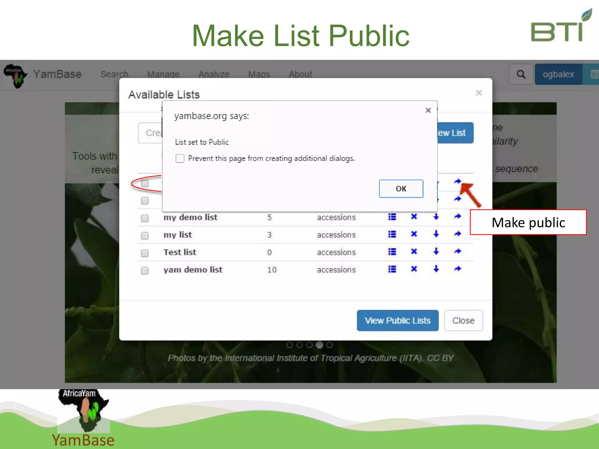 YamBase
Make List Public
Make public
 