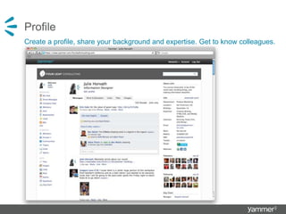 Profile
Create a profile, share your background and expertise. Get to know colleagues.
 