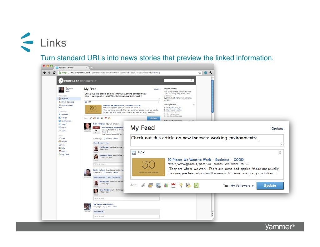 Links! Turn standard URLs into