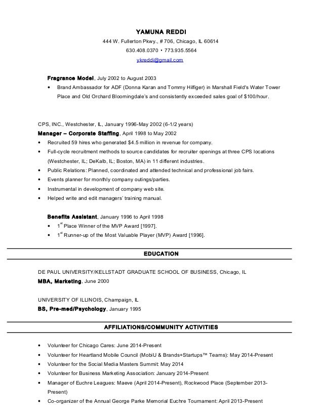 brand ambassador job description for resume images resume format