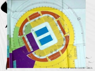 PLAN OF SHOW COURT AREA

 