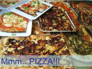 Mmm.. PIZZA!!! by flickr user  Amelia PS   