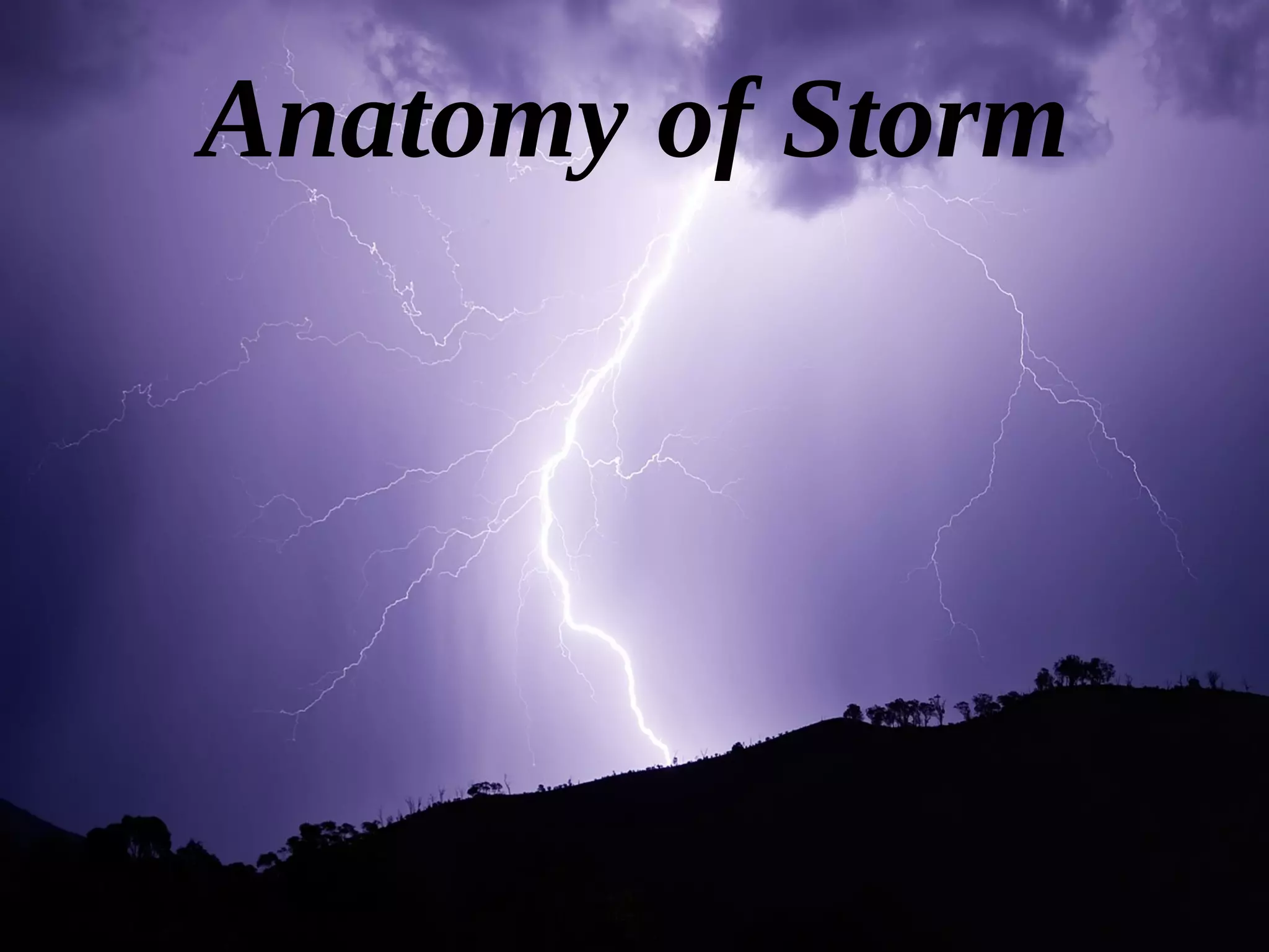 22
Anatomy of Storm
 
