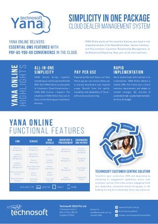 Yana Online - Cloud Dealer Management System