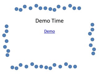 Demo Time
  Demo
 