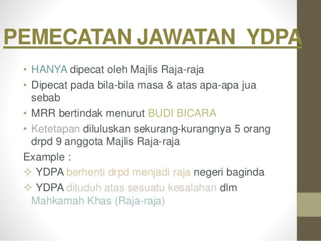 Yang di pertuan agong