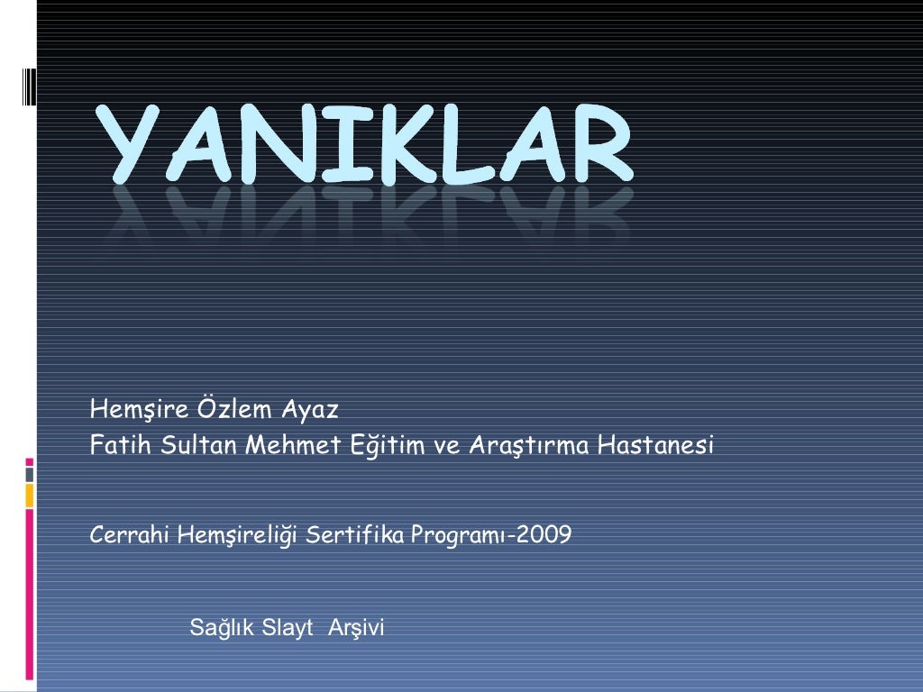 Yaniklar page 1