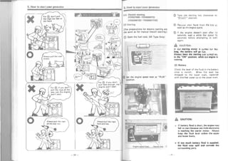 Yanmar  diesel generator operation manual