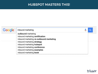HUBSPOT MASTERS THIS!
 